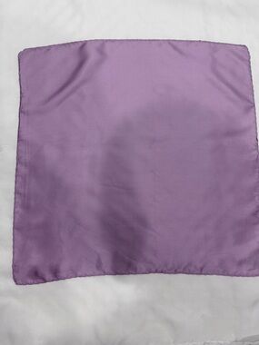 Lilac Silk Square Scarf 15” x 15”